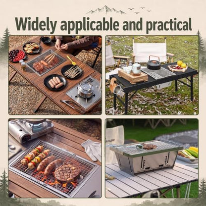 Folding Charcoal Grill Sets Compatible with IGT Table Insert