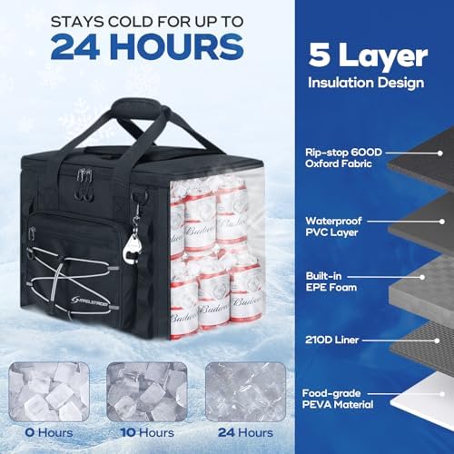 Maelstrom 30/40 Can Soft Cooler Bag, Leakproof Insulated Ice Chest