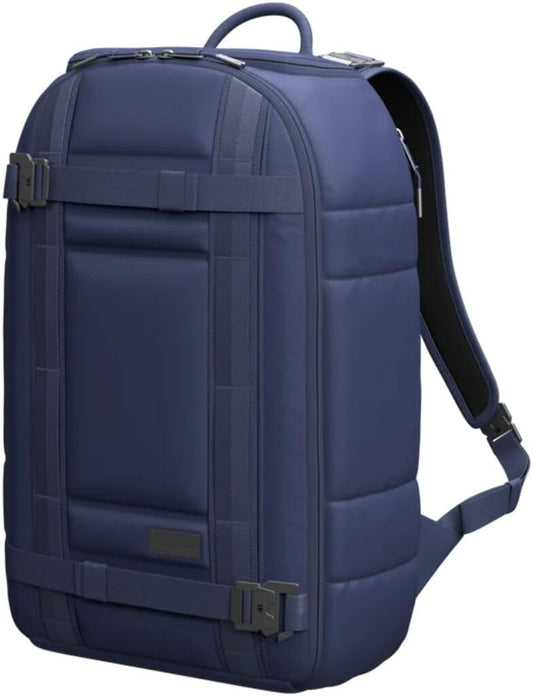 Db Journey Ramverk Backpack - Durable Travel Backpack with Laptop Compartment & Pockets for Work, Luggage Backpack with Roller Bag Hook Up System, 21L - Blue Hour