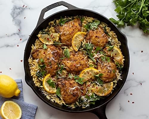 Lodge Pre-Seasoned Cast Iron Skillet with Hot Handle Holder, 10.25 Inches