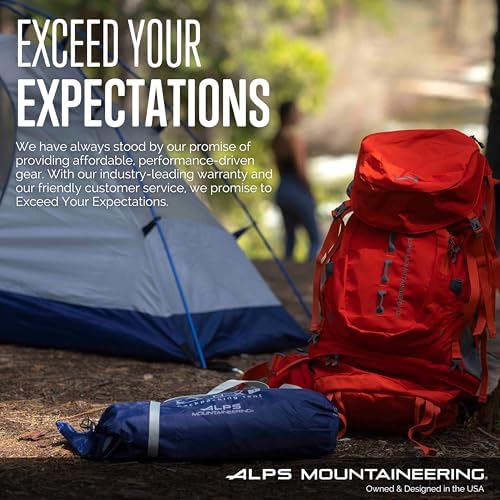 ALPS Mountaineering Sidekick Portable Stool or Side Table – Ultra Lightweight 2 lb Folding Camp Furniture with 200 lb Capacity, Aluminum Frame for Camping, Tailgating, RV & Patio