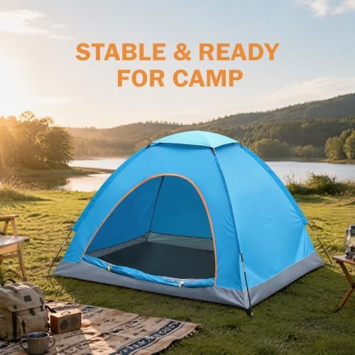Wind Tour Easy Setup Breathable Mesh Tent for Backpacking & Outdoor Use