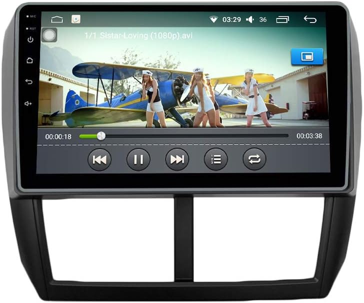 Kunfine Car CarPlay Android Auto Navigation Stereo GPS Radio Reverse Camera Display 9" IPS Touchscreen Headunit Tablet Pad Media Player for Subaru Forester 2007-2013, if Applicable Octa Core 3G+32G