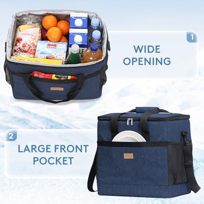 Lifewit Cooler Bag 30/50/60 Cans Collapsible, Insulated Large Lunch Bag
