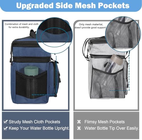 GLENKEY Tactical Lunch Box Men Expandable Insulated Leakproof Cooler Bag