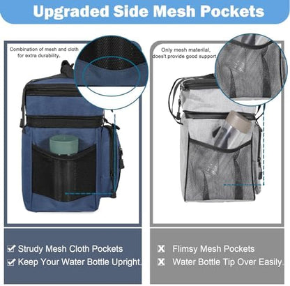 GLENKEY Tactical Lunch Box Men Expandable Insulated Leakproof Cooler Bag