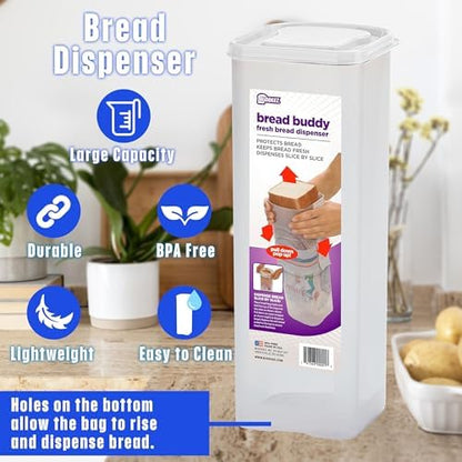 Buddeez Bread Buddy Bread Box Keep Your Loaf Fresh