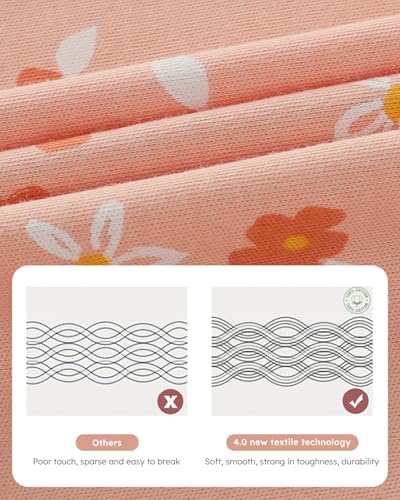Yoofoss Baby Sleep Sack 6-12 Month 0.5TOG 100% Organic Cotton 2-Way Zipper