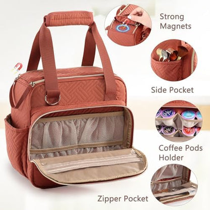 BAGSPRITE Coffee Maker Travel Bag Compatible with Keurig K-Mini Mate