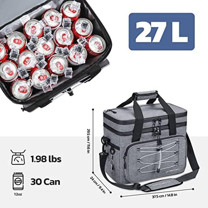 Maelstrom 24/30/60 Can Soft Cooler Bag, Double Deck Portable Ice Chest