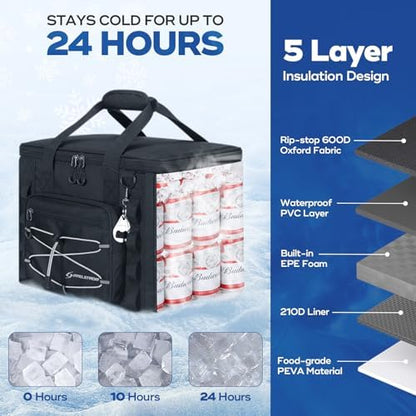 Maelstrom 30/40 Can Soft Cooler Bag, Leakproof Insulated Ice Chest