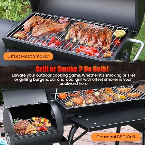 Charcoal Grill Offset Smoker: Charcoal Barbecue Grills