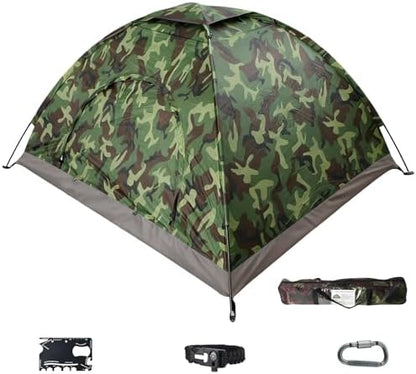2 Person Camping Tent Lightweight Waterproof Backpacking Dome Tent, Easy Setup & Portable Shelter