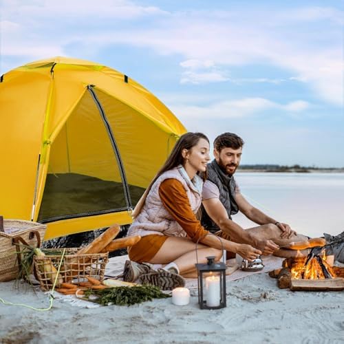 Wingedsteed 2 Person Camping Tent Waterproof Portable Dome Tent for Hiking Backpacking, Easy Setup with Rainfly and Carry Bag