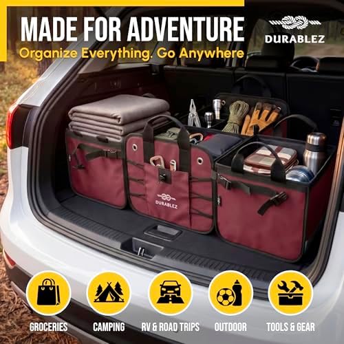 Extra Large Modular Car Trunk Organizer System, Cherry