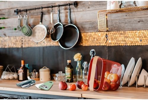 Kitchen Gadgets Set 13 Piece, Space Saving, RV Essentials, Green