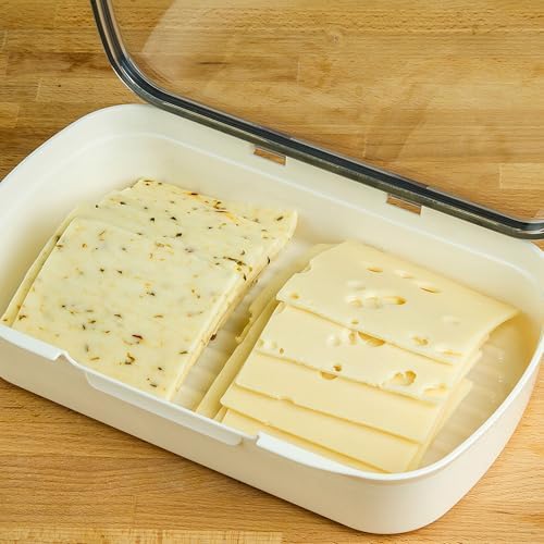 ProKeeper Deli Food Storage Container with Air-Tight Seal and Dry Erase Lid