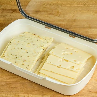 ProKeeper Deli Food Storage Container with Air-Tight Seal and Dry Erase Lid