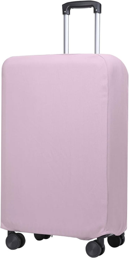 PATIKIL Luggage Cover, Suitcases Covers Elastic Carry on Cover Protector Washable Scratch-Resistant Fits 19-21 Inch Luggage for Travel Business Trips, Lavender Purple