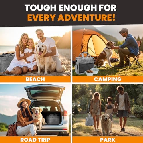 Dog Travel Bag for Supplies - Airline Approved Pet Backpack Organizer