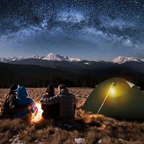 Bessport Camping Tent 1/2 Person Tent Waterproof Two Doors Backpacking Tent Easy Setup Lightweight for Outdoor, Hiking Mountaineering Travel