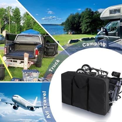 Explore Land Chair Storage Bag for Folding Longue Zero Gravity, Black
