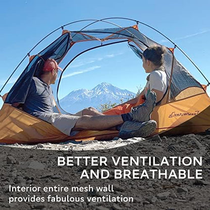 Clostnature 1/1.5/2/3/4/6 Person Lightweight Backpacking Tent, Camping Tent