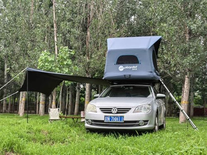 2 Person Inflatable Car Rooftop Tent Easy Set-up Large Outdoor Glamping Camping Tent for SUV,Truck and Universal Auto Self-Driving Touring