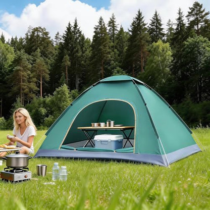 2-Persons Backpacking Tent, Lightweight Camping Tent, Waterproof Windproof, Easy Set up-Portable for Camping, Festivals, Backyard, Sleepovers, & More