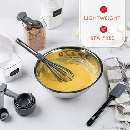 Kitchen Utensils Set 35 PCS Cooking Utensils Set, Nonstick and Heat Resistant Nylon Stainless Steel Silicone Spatula Set - Kitchen Gadgets Home Essentials Kitchen Accessories, Apartment Must Haves