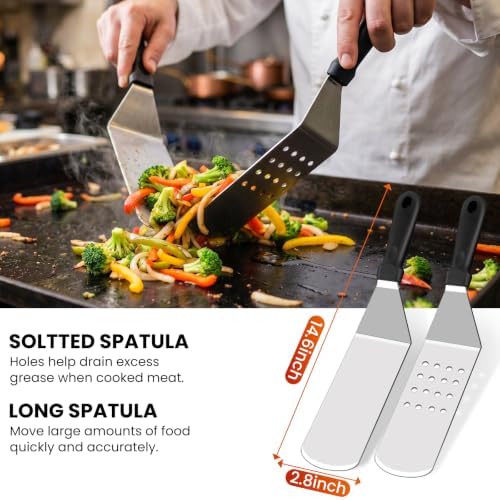 Griddle Accessories Kit for Blackstone and Camp Chef, Flat Top Grill