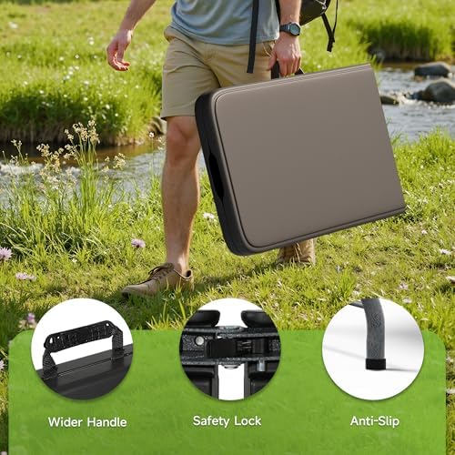 6 Foot Folding Table Black, Sturdy 330LBS Capacity, Reinforced Steel Legs, Foldable with Safety Lock, Portable for Parties, Picnics, Camping, 1 Pack
