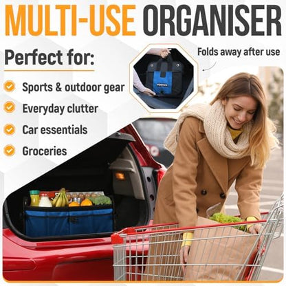 FORTEM Trunk Organizer - Collapsible Car Organizer & Storage Bag for SUVs