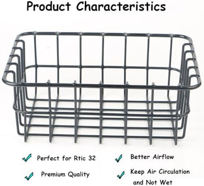 Cooler Basket for RTIC 32 QT,Storage Insert Dry-Goods Baskets Compatible with RTIC 32 Ultra-Light Coolers,Stainless Steel Wire Rack