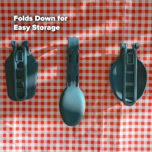 Coghlan’s Folding Camping Cooking Utensils – Compact, Lightweight Spoon, Spatula & Utensil Set – Heat‑Resistant, Durable Nylon Gear for Outdoor Cooking, Hiking & Travel