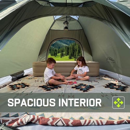 Happy Travel 2/4 Person Camping Tent, Instant Easy Pop Up Tents for Camping