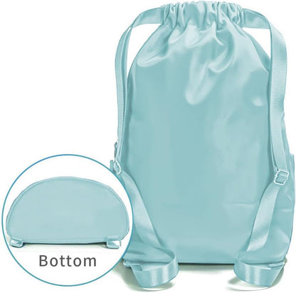 ZOORON Waterproof Drawstring Gym Backpack Bag for Men & Women, Sport Gym Sack Mini Travel Daypack