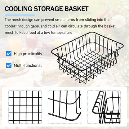 Cooler Basket Fits for RTIC 52 & 72 Ultra-Light Cooler Accessories 1 Pcs