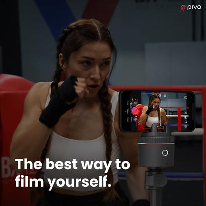 Pivo Pod Classic Auto Tracking Phone Holder, Face & Body Tracker, 360° Rotation, Stand for Content Creation with Remote Control, Smart Mount and Travel Case