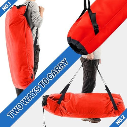 48" Large Camping Chair Bag Replacement, Folding Chairs Bag, Red