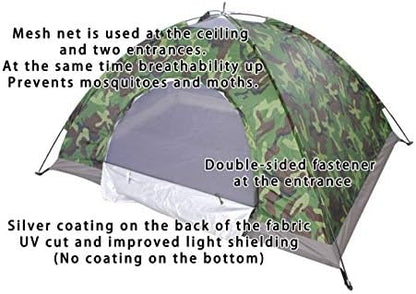 Sutekus Tent Camouflage Patterns Camping Tent Backpacking Tent for Camping Hiking 【Outdoor Equipment】