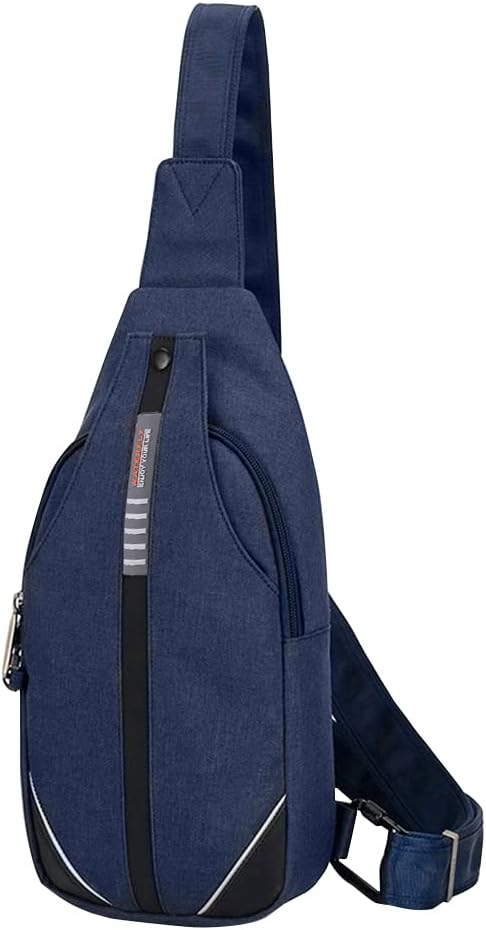 WATERFLY Small Crossbody Sling Backpack Anti Theft Backpack for Traveling Chest Shoulder Bag