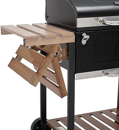 Royal Gourmet CD1824M 24-Inch Charcoal Grill, Folding Table, 490 Sq. In.