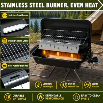 Bestfire Portable Propane Gas Grill