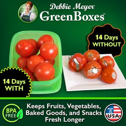 Debbie Meyer UltraLite GreenBox, Reusable Food Storage Containers with Lids