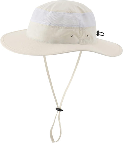 Home Prefer UPF 50+ Men's Sun Hat Wide Brim Bucket Hat UV Protection Hat for Mens Womens Beach Safari Gardening Golf Fishing