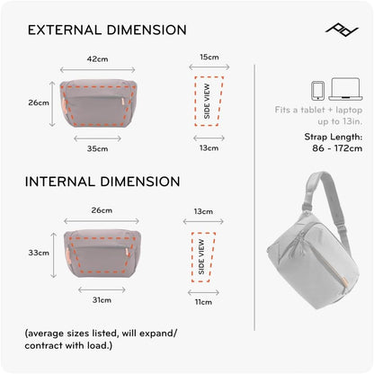 Peak Design Everyday Sling 3L, 6L and 10L