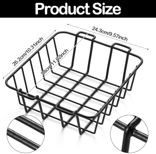 2 Pcs Cooler Basket for 35/45 Stainless Steel Storage Wire Cooler Rack Dry Goods Basket for 35 or 45 Coolers