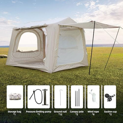 Inflatable Camping Tent with Hand Pump