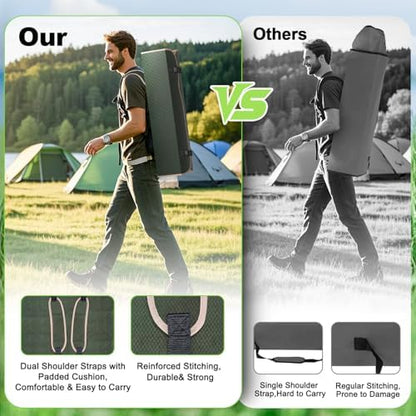 VTOY Portable Folding Camping Chair with Canopy, Outdoor Sun Shade Chair
